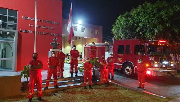 La Asociación 96 se encargará de conseguir los fondos para comprar la ambulancia que usará los Bomberos La Molina 96 Andrés Avelino Cáceres, compañía que se observa en la fotografía. (Foto: Bomberos La Molina 96)