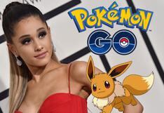 Pokémon GO: Ariana Grande encontró un Eevee entre sus piernas