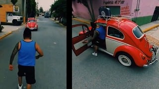 Recrean escena de GTA en Tik Tok y golpean en la infancia de más de uno en internet