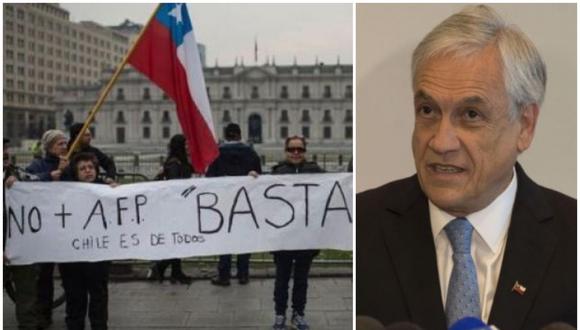 El presidente Sebastián Piñera busca resolver el problema aumentando las contribuciones de 10% de los salarios a 14%, a costa de los empleadores.