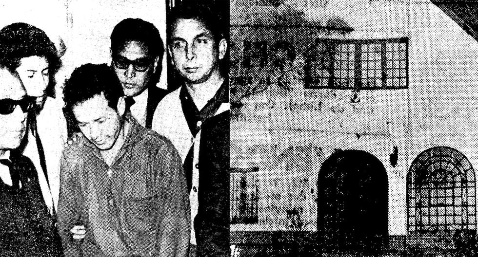 Lima, 4 de setiembre de 1963. Una semana después de cometer el robo y el cruel asesinato de Angélica Bazo de De Martis, el mayordomo fue capturado y presentado a la prensa nacional. (Foto: GEC Archivo Histórico)