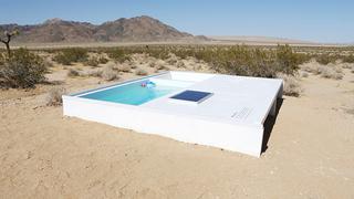 Instalan 'piscina' para viajeros perdidos en desierto de EE.UU.