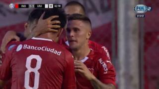Independiente vs. Unión: Yeimar Gómez y el autogol para el 1-1 en el Estadio Libertadores de América | VIDEO
