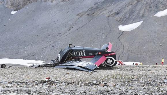 Suiza: 20 personas mueren en accidente de avión militar de la Segunda Guerra Mundial. (Foto: AP)