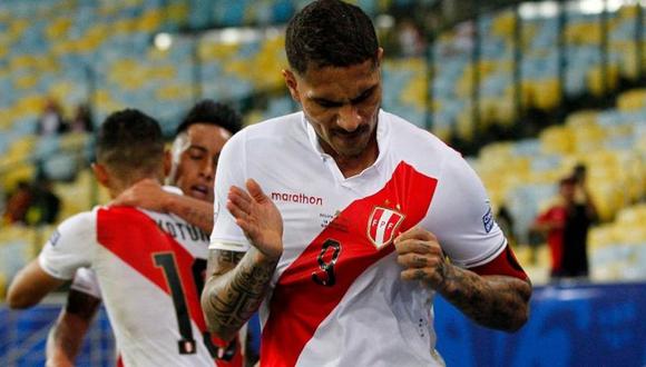 Guerrero brindó conferencia de prensa tras confirmarse la clasificación de la selección peruana a cuartos de final de la Copa América 2019. El 'Depredador' afirmó que el posible duelo ante Chile "sería un clásico" (Foto: AFP)