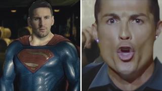 Messi y CR7 participan en una parodia de "Batman v Superman"