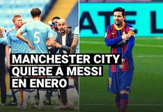 Manchester City buscará juntar a Lionel Messi y Josep Guardiola en enero