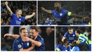 Leicester: eufórica celebración tras victoria en Champions