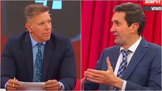 Alejandro Fantino y Miguel Simón protagonizaron tenso cruce en vivo en ESPN | VIDEO