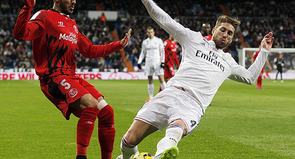 Sergio Ramos se lesionó ante el Sevilla (Foto: Getty Images)
