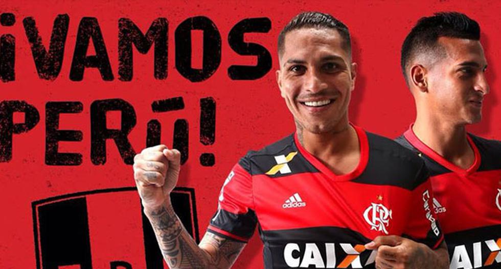 Flamengo envió mensaje a Paolo Guerrero y Miguel Trauco previo al duelo con Uruguay | Foto: Facebook
