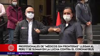 Médicos españoles llegaron al Perú para unirse a la lucha contra la COVID-19