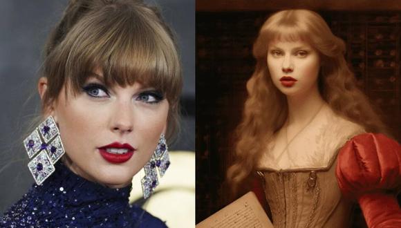 Una IA imagina el retrato de Taylor Swift como si lo hubiera pintado Leonardo da Vinci .