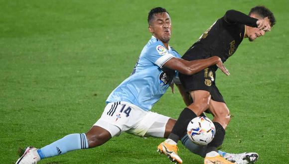 LaLiga de España dedicó una publicación a Renato Tapia por su trabajo en Celta de Vigo. (Foto: AFP)