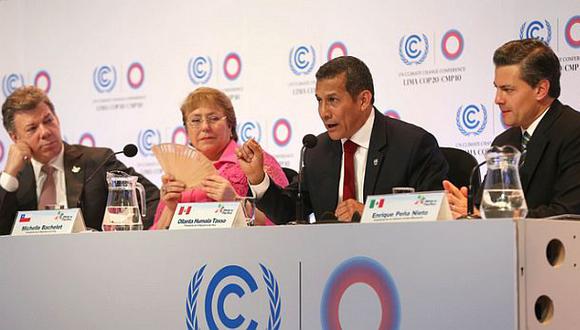 COP20: Alianza del Pacífico actuará contra el cambio climático