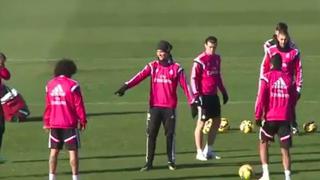 YouTube: Cristiano Ronaldo dirige entrenamiento de Real Madrid