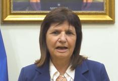 Ministra argentina de Seguridad felicita a Nayib Bukele por “devolver la paz” a El Salvador