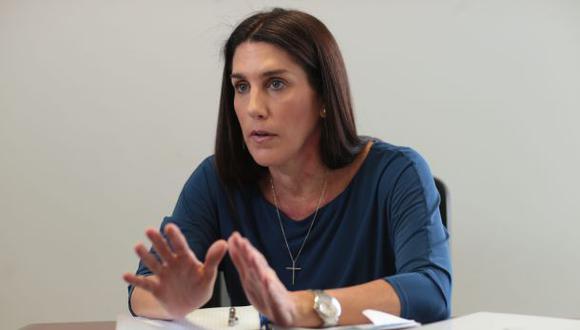 Carolina Lizárraga integra la tercera fórmula presidencial que competirá en las internas del Partido Morado (Foto: Grupo El Comercio)
