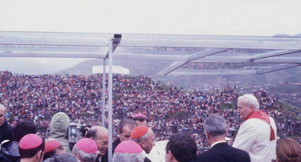 Un día como hoy, pero en 1985, el papa Juan Pablo II visitó las ciudades peruanas Cusco y Ayacucho. (Foto: Archivo Histórico El Comercio)