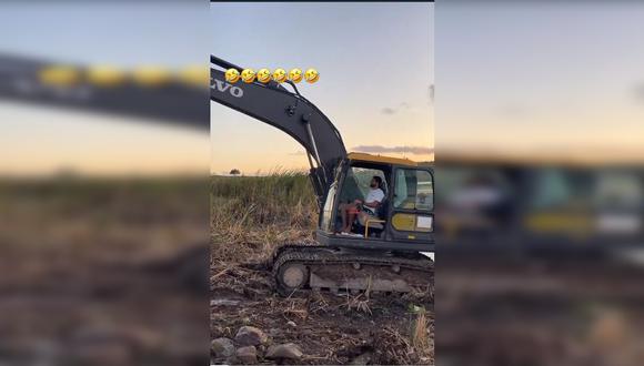 Diego Costa opera una excavadora y gasta broma a un amigo | VIDEO VIRAL