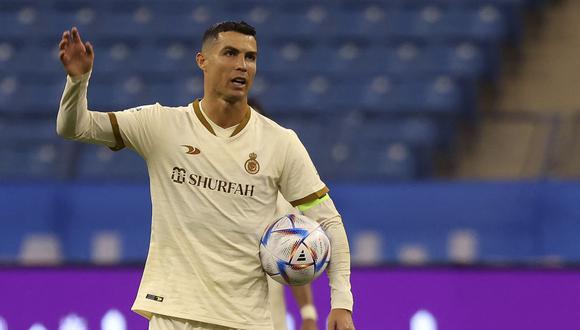 Cristiano Ronaldo enciende polémica: piden deportar a CR7 en Arabia Saudita por gesto obsceno | Foto: AFP