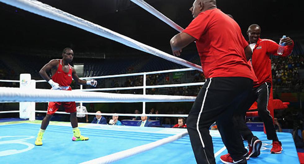 Boxeador keniata Peter Mungai fue protagonista de la mejor celebración en Río 2016 | Foto: Getty Images