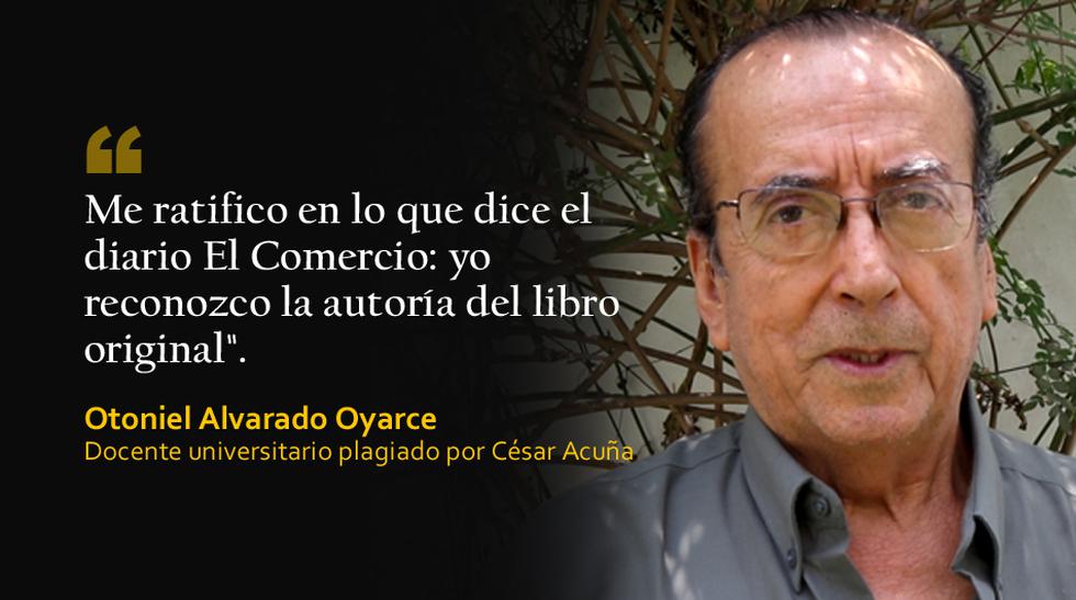 Otoniel Alvarado public&oacute; el libro &quot;Pol&iacute;tica educativa. Conceptos, reflexiones y propuestas&quot; en 1999. (Foto: El Comercio)