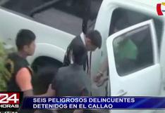 Callao: Seis peligrosos delincuentes fueron detenidos (VIDEO)