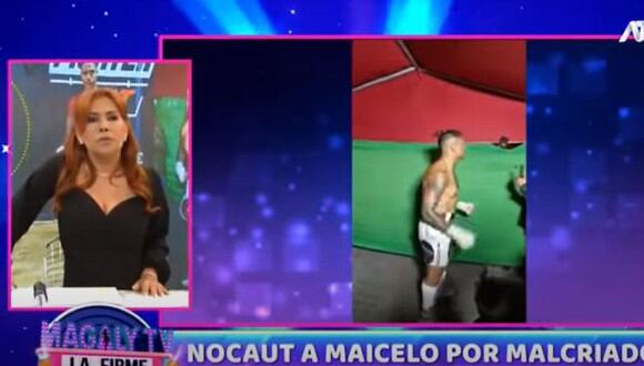 Magaly Medina tras violenta reacción de Jonathan Maicelo: “Es un deportista y no puede estar en ese plan”. (Foto: Captura de video de YouTube)