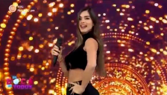 Korina Rivadeneira se presentó en el programa "En Boca de Todos". (Foto: Captura América TV)