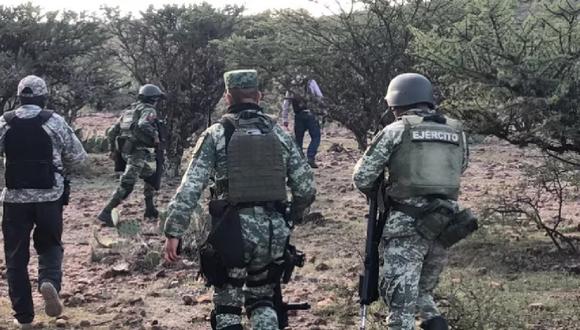 Agentes mexicanos buscan a los 7 jóvenes secuestrados en Zacatecas. (Foto de la Vocería de la Mesa Estatal de Construcción de Paz Zacatecas)