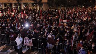 Así se desarrolló en diversos puntos de Lima la marcha contra el gobierno de Pedro Castillo