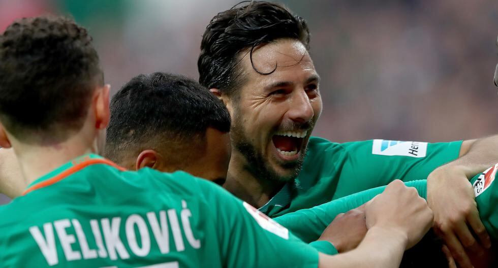 Claudio Pizarro fue titular en la vistoria del Werder Bremen sobre Leipzig. (Foto: Getty Images)