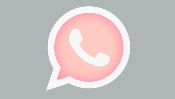 ¿Quieres tener el ícono de WhatsApp en rosado? Usa estos pasos. (Foto: PNGKey)