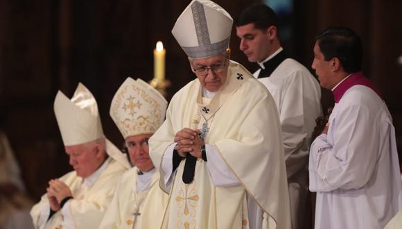 Monseñor Carlos Castillo Informó también que le ha enviado un mensaje indicando que rechaza de manera tajante su accionar y que está a la espera de que dé explicaciones más detalladas. (Foto: El Comercio)