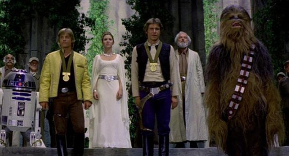 Escena final de 'Star Wars: A New Hope' (Foto: Lucasfilm)