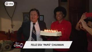Adolfo Chuiman festeja cumpleaños en medio de grabaciones
