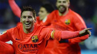 Lionel Messi cambió su cara y la del Barcelona en el 2015