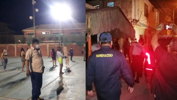 Agentes de la Policía Nacional intervinieron dos inmuebles en Piura. (Foto: Municipalidad de Talara)