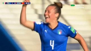 Italia venció 2-0 a China y clasificó a cuartos de final del Mundial Femenino 2019