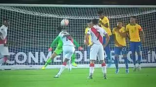 Perú vs. Brasil: Marcos López y su potente remate de tiro libre que casi marca el 1-0 para la ‘bicolor’ [VIDEO]