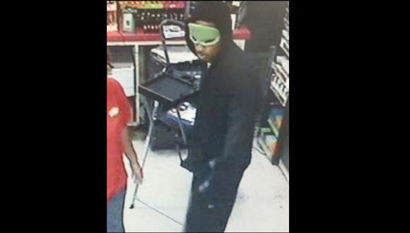 Este ladrón robaba con una máscara de "Las Tortugas Ninja"
