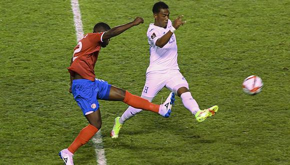 Honduras y Costa Rica empataron sin goles por las Eliminatorias Qatar 2022. (Foto: AFP)