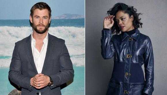 Chris Hemsworth y Tessa Thompson protagonizarán spin-off de "Men in Black". (Fotos: Agencias)