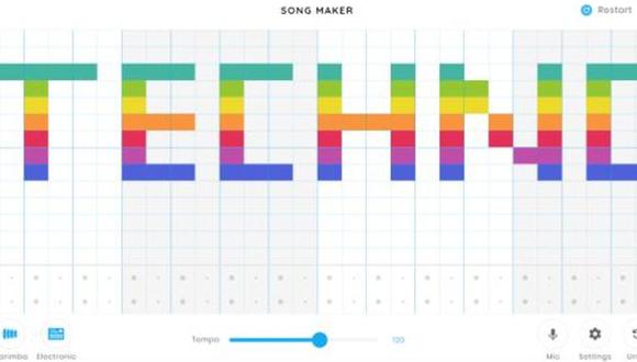 Google Song Maker permitirá que te conviertas en un músico. (Foto: Google)