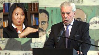 Vargas Llosa:"No quiero que Keiko sea elegida presidenta"