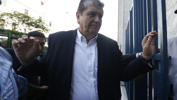 Ex presidente Alan García declara ante fiscalía por caso de Miguel Atala (Foto: Mario Zapata)