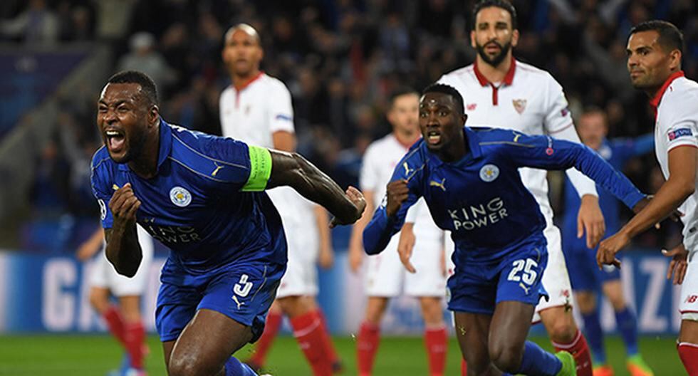Leicester derrotó al Sevilla y avanza en la Champions League. (Foto: Getty Images)
