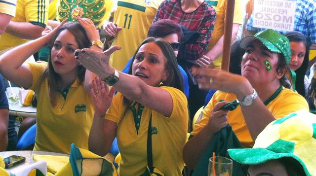 Hinchas brasileños en Lima vivieron así el empate del 'scratch' - 1