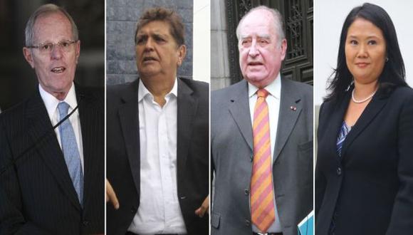 PPK, García, Flores-Aráoz y Fujimori gastan más en campaña